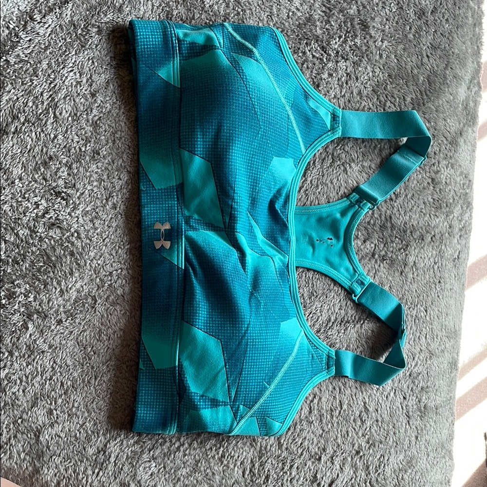 Under Armour Blue Sports Bra for Active Comfort
